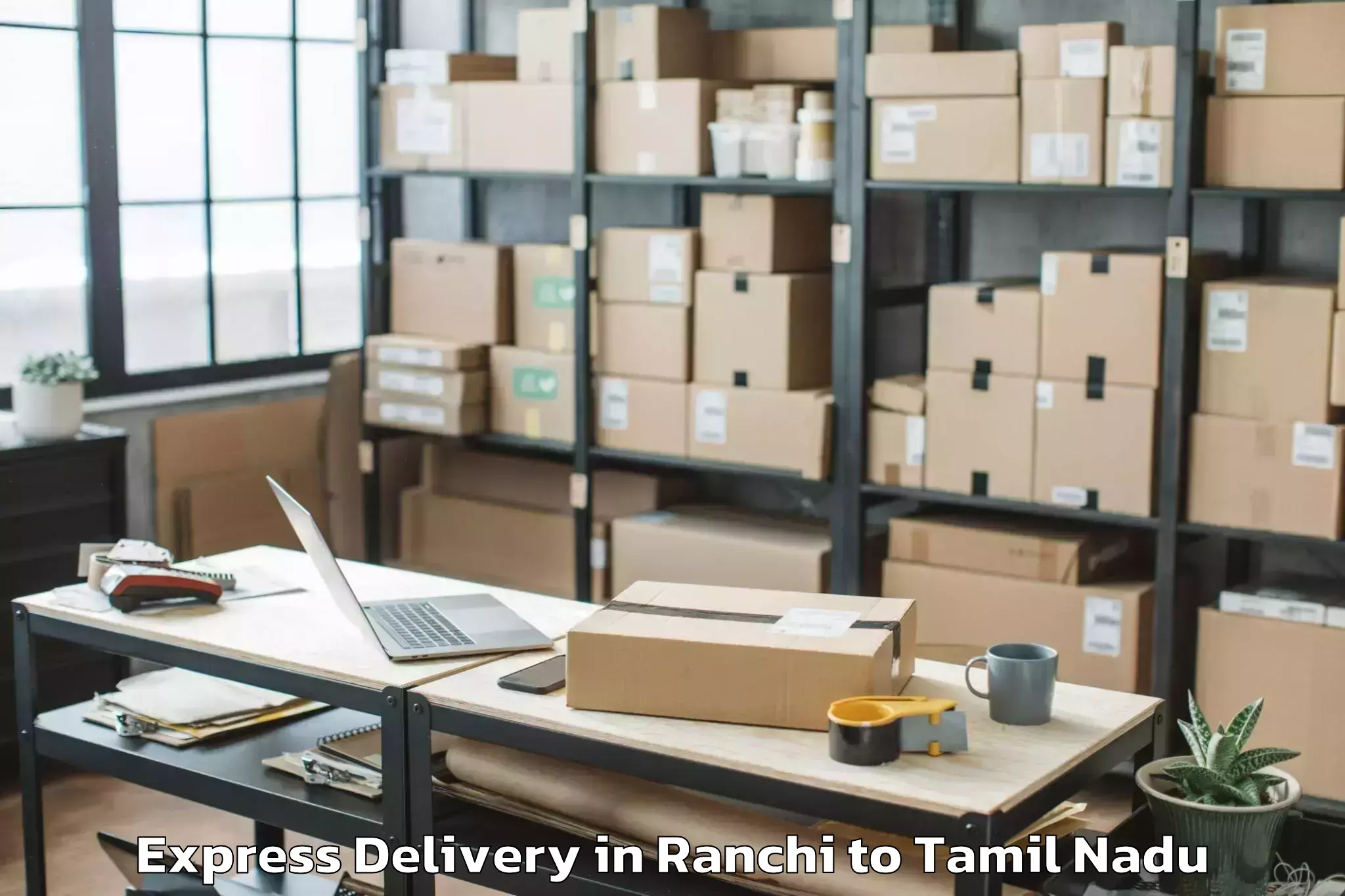 Hassle-Free Ranchi to Uttamapalaiyam Express Delivery